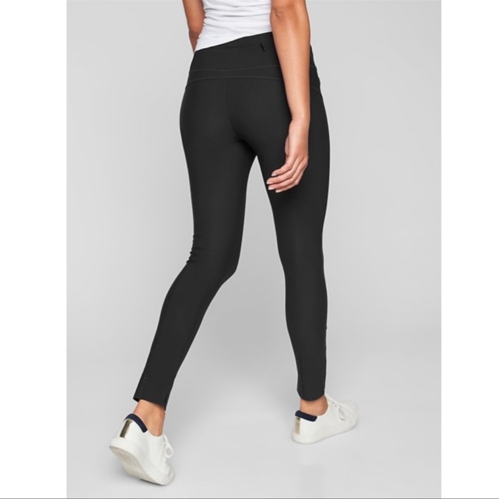 Athleta Black High-Rise Zip Pocket Leggings - Picture 3 of 12